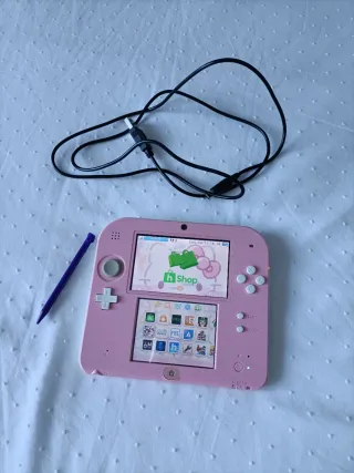 Nintendo 2DS 64gb juegos rosa