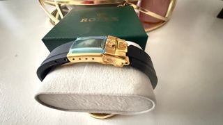 Reloj RLX de acero color Oro y Esfera Turquesa