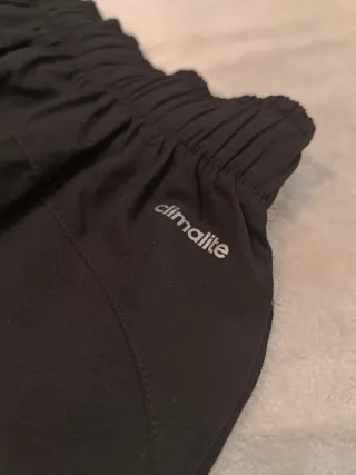 Pantalón Adidas Climalite Deporte Negro Ancho