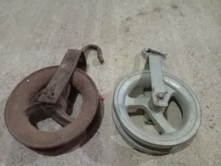 2 Poleas de Hierro Fundido