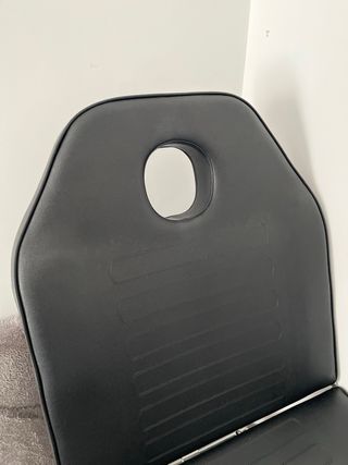 Camilla de tatuaje o masajes negra