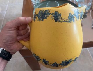 Juego Sangría Jarra Amarilla y 6 Vasos