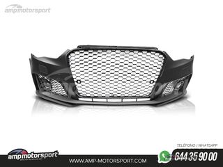PARAGOLPES DELANTERO PARA AUDI A3 8V LOOK RS3 NEGRO CON PDC/SRA