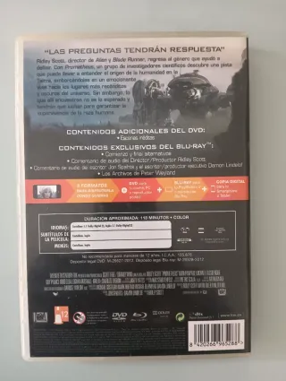 Blu-ray + DVD + Copia Digital Prometheus