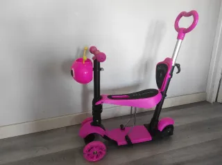 Patinete evolutivo 3 en 1 rosa