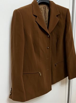 Blazer marrón mujer