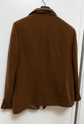 Blazer marrón mujer