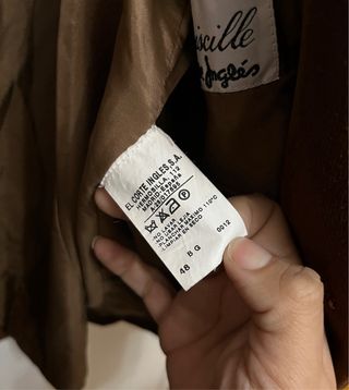 Blazer marrón mujer