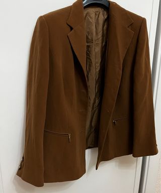 Blazer marrón mujer