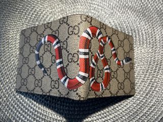 Portafogli Gucci Serpente Rosso Beige