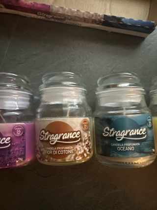 Set 4 Candele Profumate Stragrance