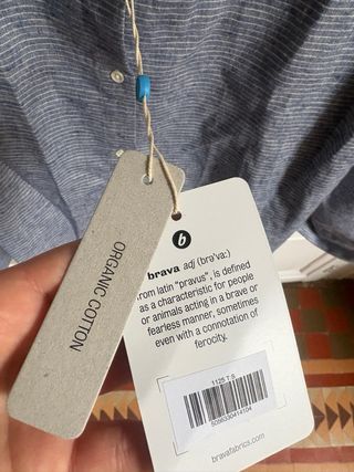 Camisa Brava Fabrics Rayas Orgánica