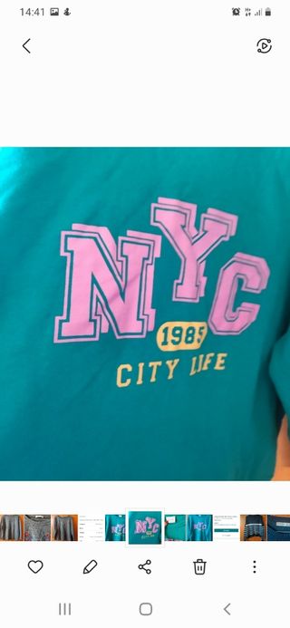 Sudadera verde oscuro