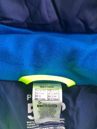 Conjunto Ropa Esquí niño/niña 12 Años