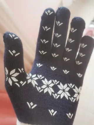Guantes punto (válidos para conducir) t. Unica