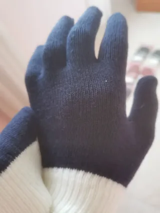 Guantes punto (válidos para conducir) t. Unica