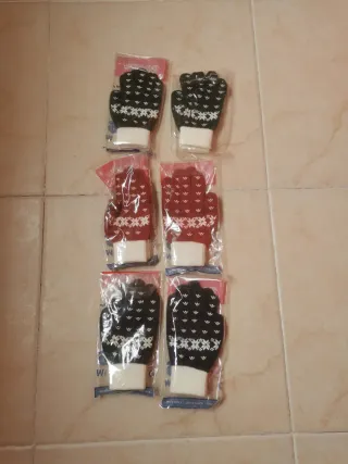 Guantes punto (válidos para conducir) t. Unica