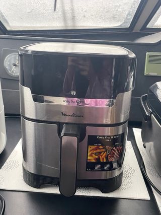 Freidora de aire Moulinex Easy Fry & Grill 2 en 1