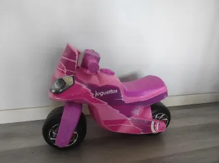 Moto correpasillos rosa