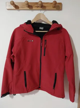 Chaqueta Softshell Mujer Roja