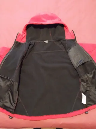 Chaqueta Softshell Mujer Roja