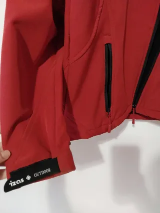 Chaqueta Softshell Mujer Roja