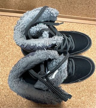 Botas Invierno Mujer Talla 36 Negras/Gris