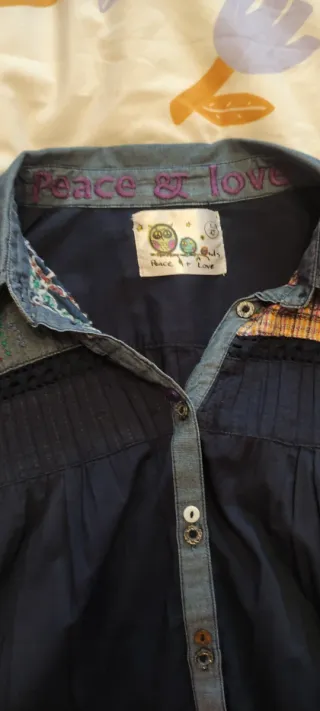 Camisa bordada Talla L