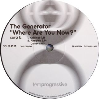 Vinilo The Generator - Where Are You Now?