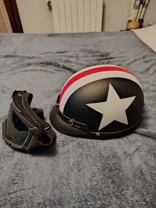 Casco Moto GoolRC con Gafas