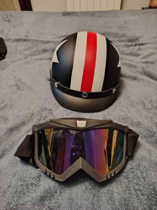 Casco Moto GoolRC con Gafas