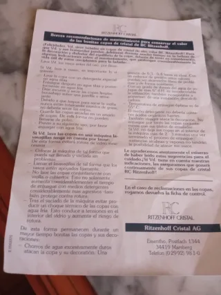 Copas balón cristal Art a estrenar