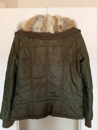 Cazadora Purificación García con pelo de conejo