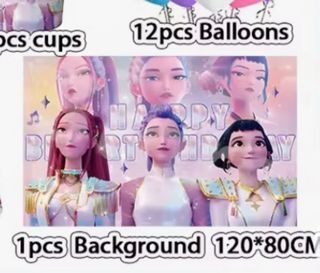 Decoración Fiesta Kpop Cumpleaños