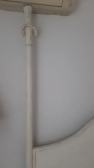 Cabecero Cama 150cm blanco envejecido