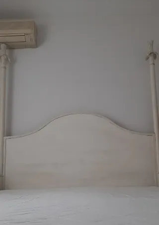 Cabecero Cama 150cm blanco envejecido