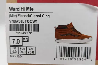 Scarpa Vans Ward Hi n.39 Marrone