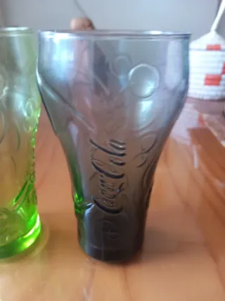 Vasos Coca-Cola Vidrio colección McDonalds