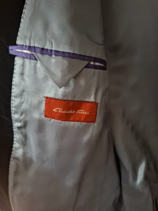 Americana terciopelo Emidio Tucci Negra