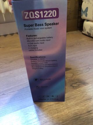 Altavoz Cargador Inalámbrico LED 10W