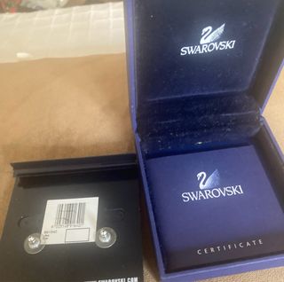 Pendientes Swarovski Manzana Roja