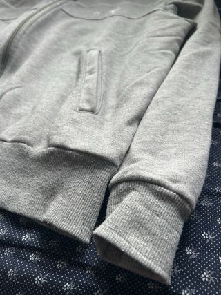 Set 2 felpe grigie con zip XXL