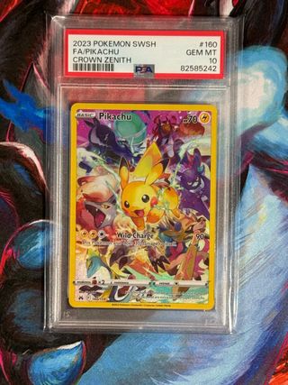 Pikachu 160 PSA 10 - Crown Zenith
