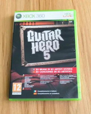 Guitar Hero 5 Xbox 360 PAL ESP Impecable