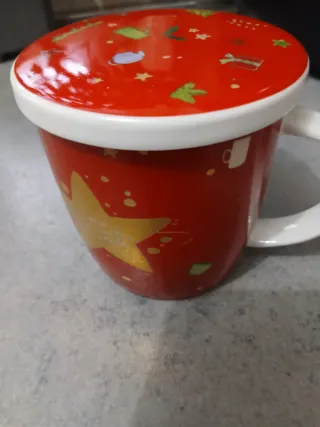 Tazza Natale con Infusiera. Nuova