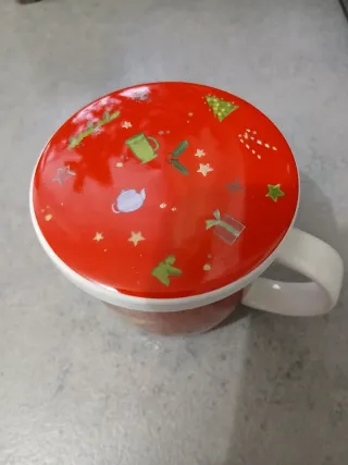Tazza Natale con Infusiera. Nuova