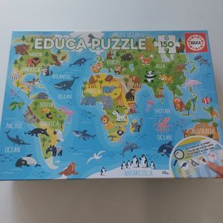 Puzzle Educa 150 Piezas Mundo Animales