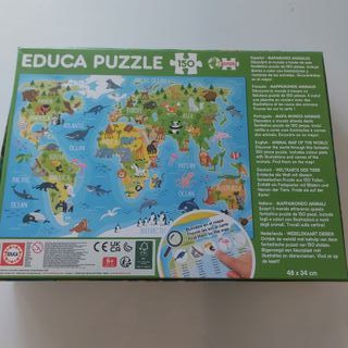 Puzzle Educa 150 Piezas Mundo Animales