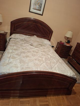 Somier de madera y colchón NEGOCIABLE !!!