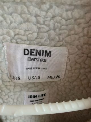 Cazadora vaquera con borrego